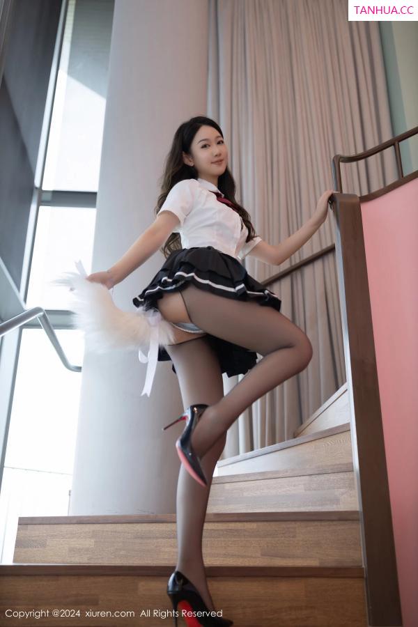 唐安琪  [XiuRen]高清写真图 2024.09.18 No.9174 唐安琪 黑丝美腿第19张图片
